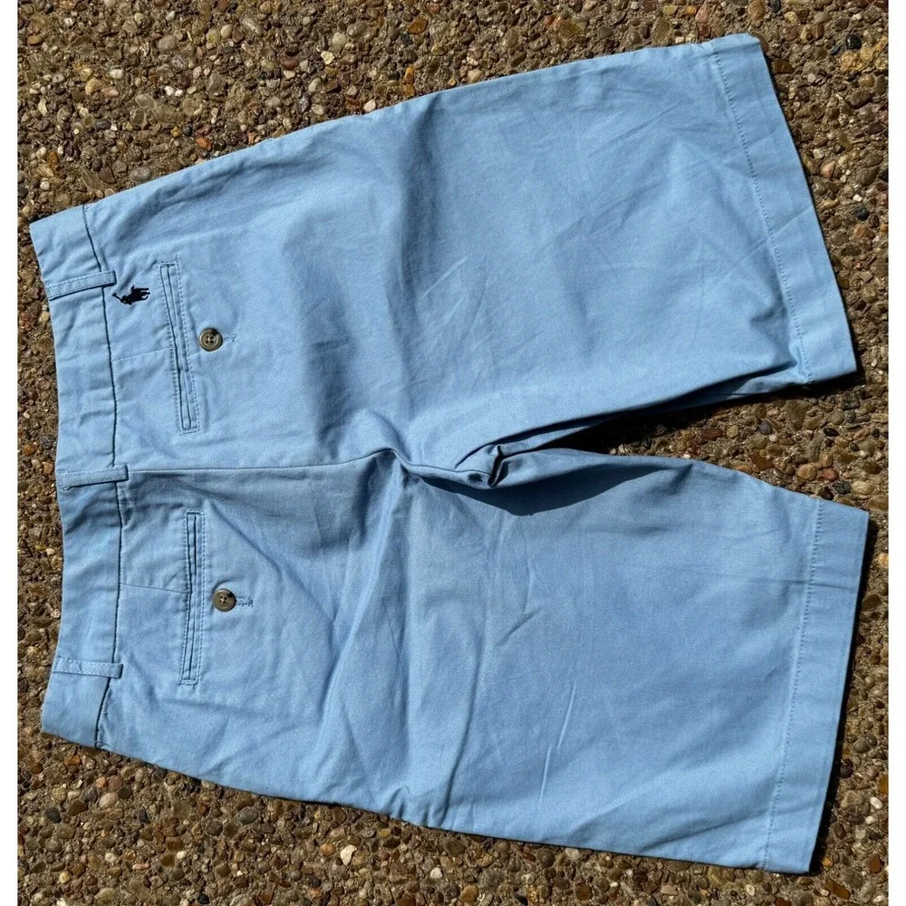 Boys Classic Ralph Lauren Polo Shorts Flat Front‎ 9
